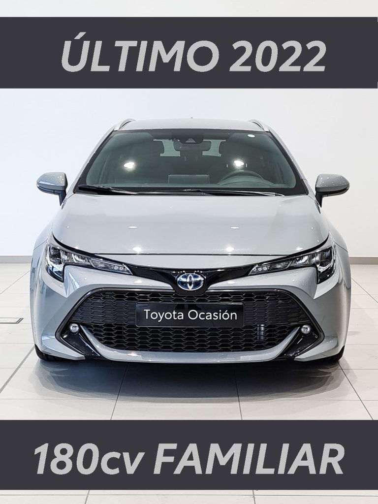 Toyota Corolla Touring Sports 2022 híbrido 180cv Gris Manhattan