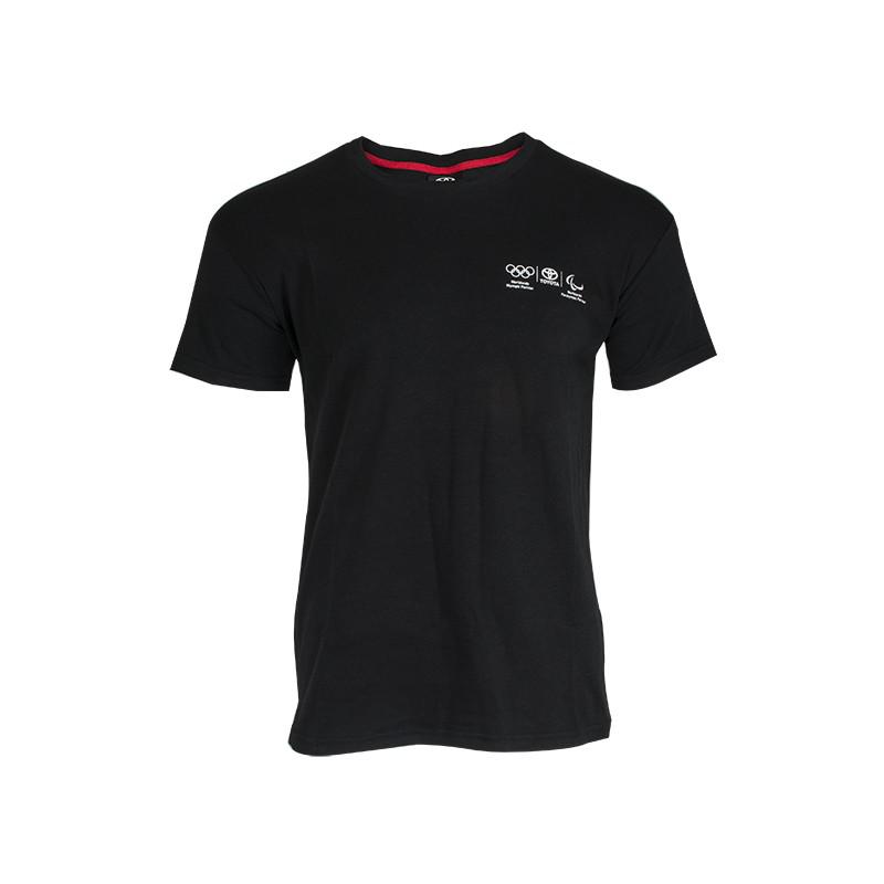 Camiseta de color negro olímpico Toyota