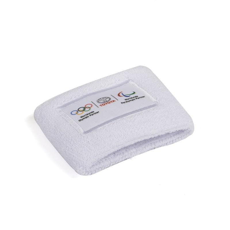 Muñequera blanca juegos olímpicos Toyota