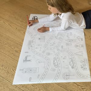 Mapa para dibujar gran tamaño 1.000 x 695 mm Toyota