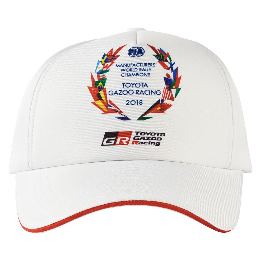 Gorra título campeón mundial rallies en 2018 Toyota