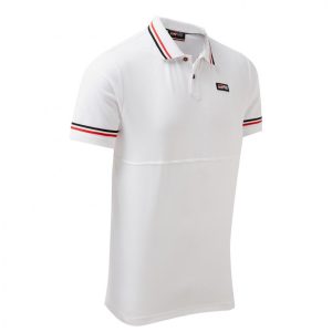Polo blanco de hombre de la colección lifestyle de Toyota gazoo racing