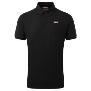Polo negro de hombre de gazoo racing Toyota