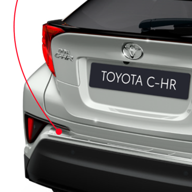 Placa de protección entrada maletero Toyota Chr