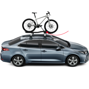 Soporte bicicleta techo Toyota Corolla sedan