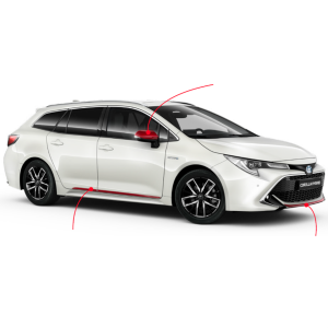 Red pack Toyota Corolla touring sports