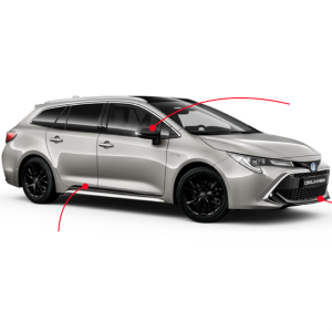 Pack black Toyota Corolla touring sports