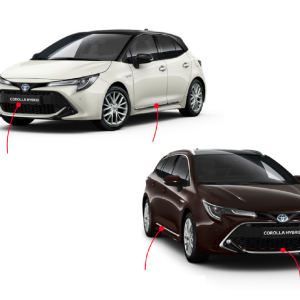 Chrome style Toyota Corolla