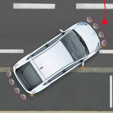 Sensores de aparcamiento delanteros y traseros Toyota Corolla touring sports