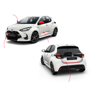 Pack coral style Toyota Yaris