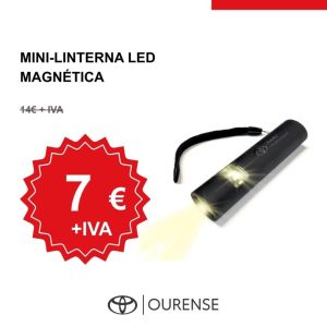 Mini linterna led magnÉtica Toyota
